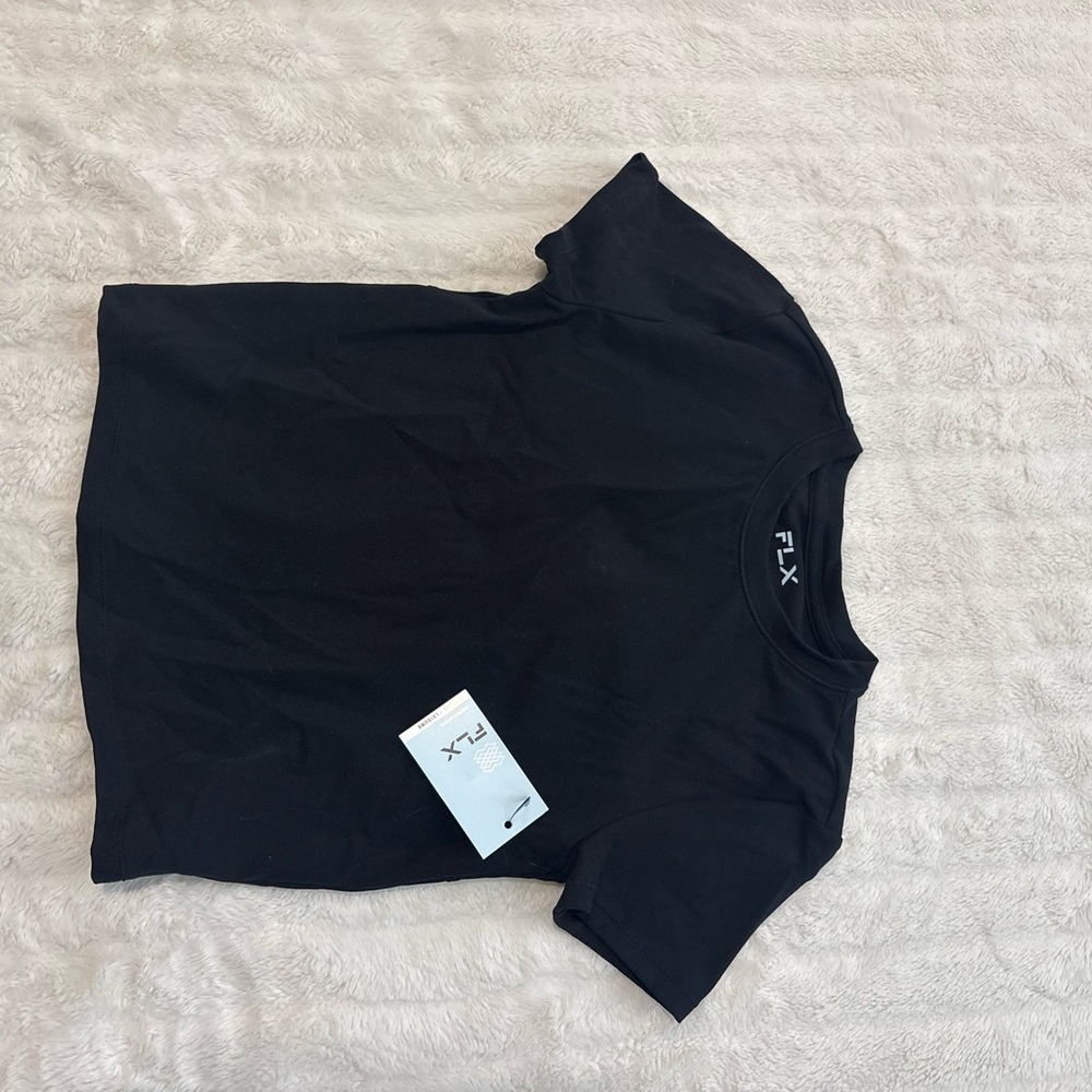 FLX Women's Black Short Sleeve Tee